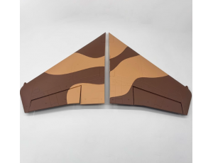 Xfly-Model F-15 Desert Camo Twin 40mm EDF Jet Main Wing Set